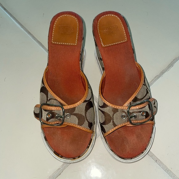 Coach wedges - Picture 1 of 8